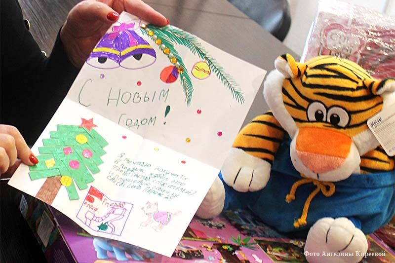 Курганская девочка получила новогодний подарок в рамках всероссийской акции «Ёлка добра»