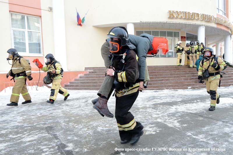 В центре Кургана эвакуировали Дом народного творчества
