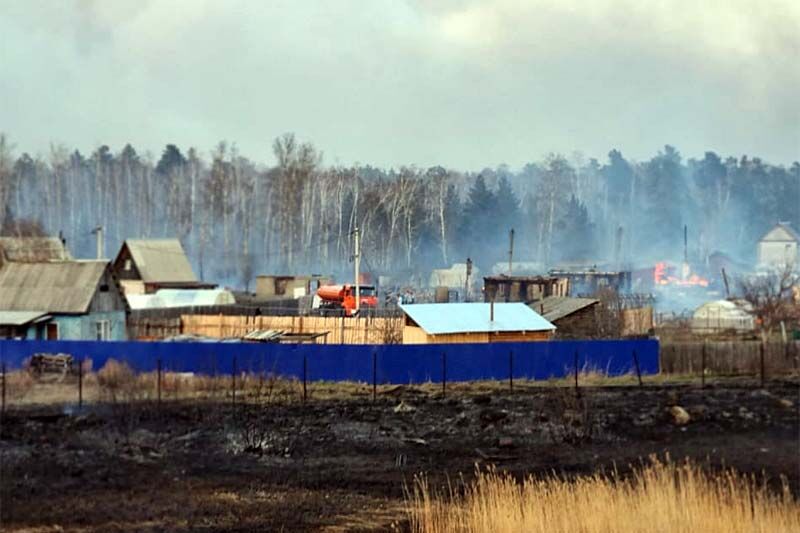 Крупные очаги пожаров в Варгашинском районе и СНТ «Малиновка» в Кургане локализованы