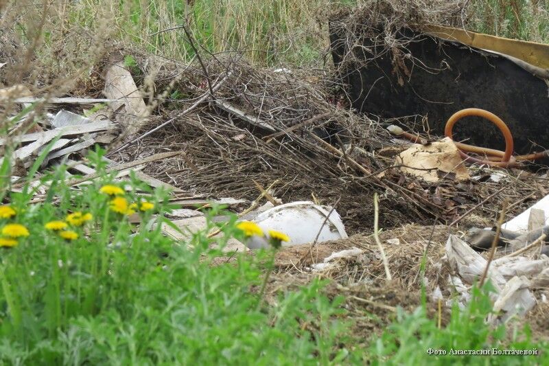 Курганец замусорил арендованную землю