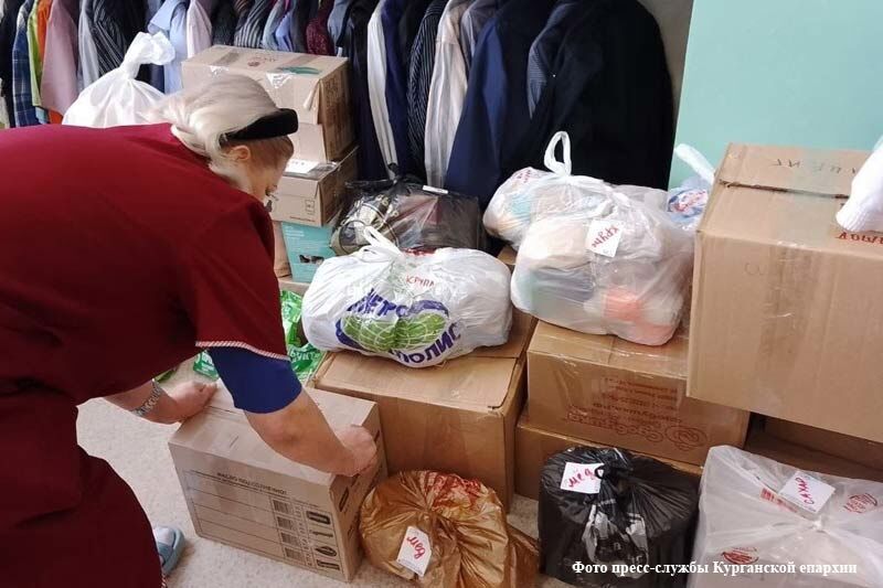 Курганская епархия поможет погорельцам