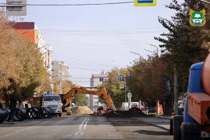Ремонт сетей на улице К. Мяготина идет с опережением графика