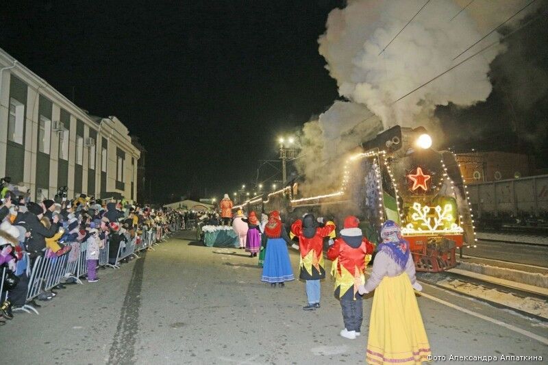 В Курган приехал Дед Мороз
