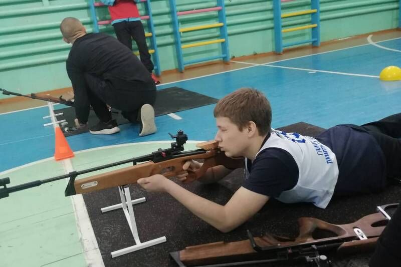 В Кургане прошли соревнования с элементами биатлона