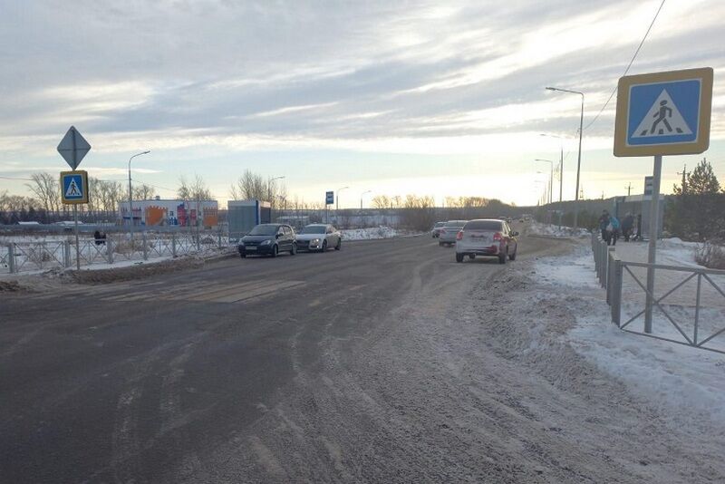 В Курганской области водитель сбил 9-летнюю девочку на переходе