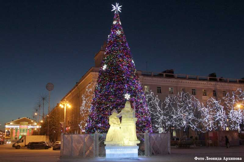 В Кургане запретят парковку на центральных улицах во время новогодних торжеств