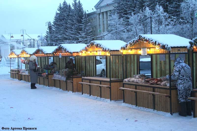 В Кургане места на новогодней ярмарке на центральной площади впервые разыграют на электронном аукционе