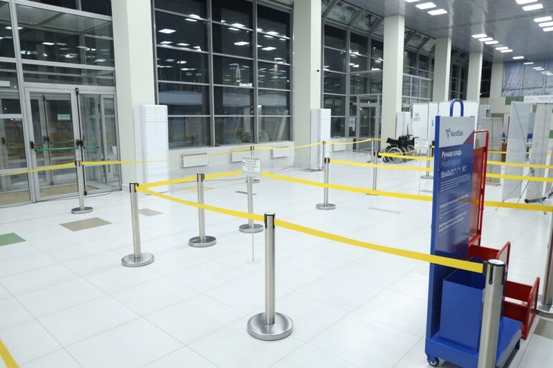 В Кургане из-за метели закрыли аэропорт