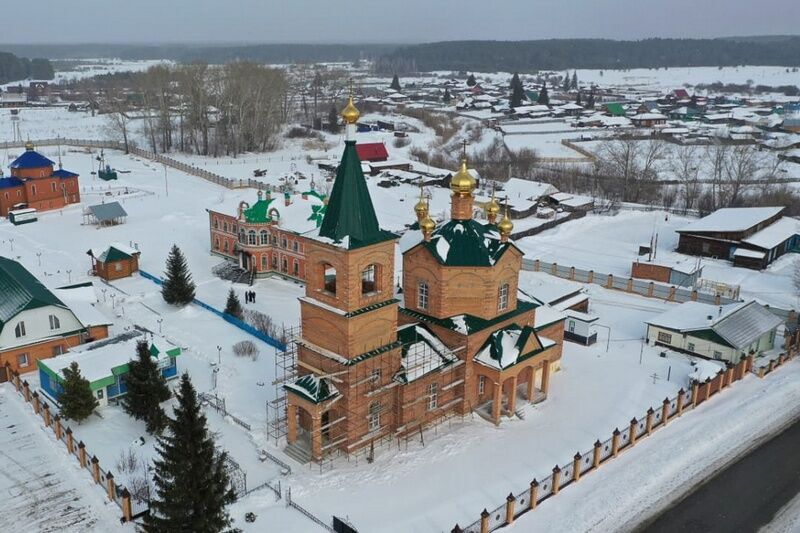 В восстановленном храме в Чимеево прошел первый молебен