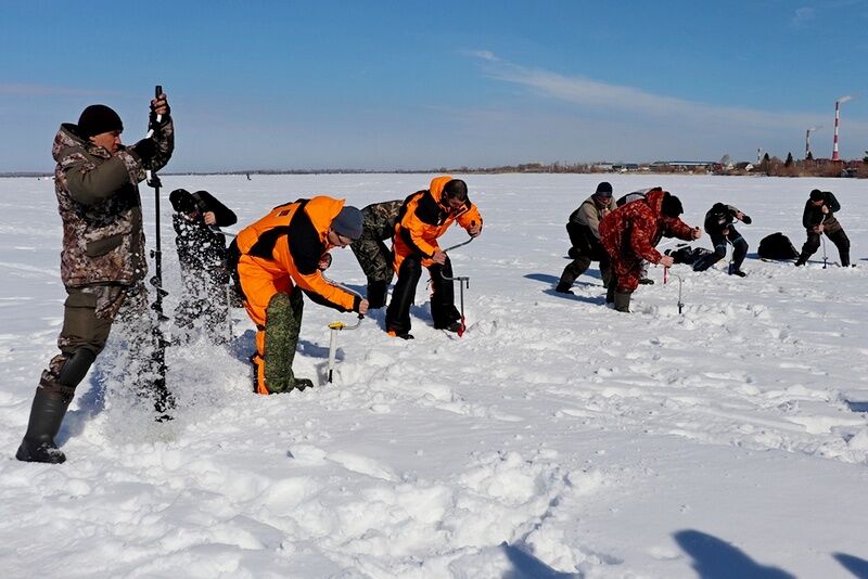В Кургане прошел Уральский профсоюзный чемпионат по ловле рыбы на мормышку