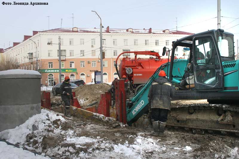 В Кургане продолжается масштабный ремонт инженерных сетей