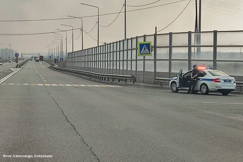 Пожар на границе с крупным курганским заводом локализован