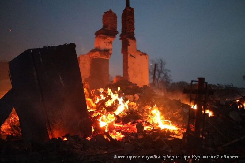 Хроника пожаров в Курганской области