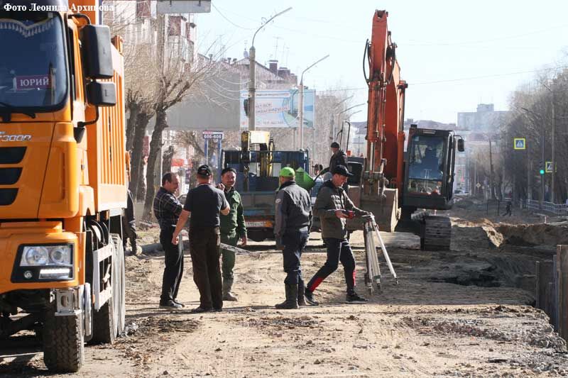 Завершился ремонт сетей на одной из магистральных курганских улиц