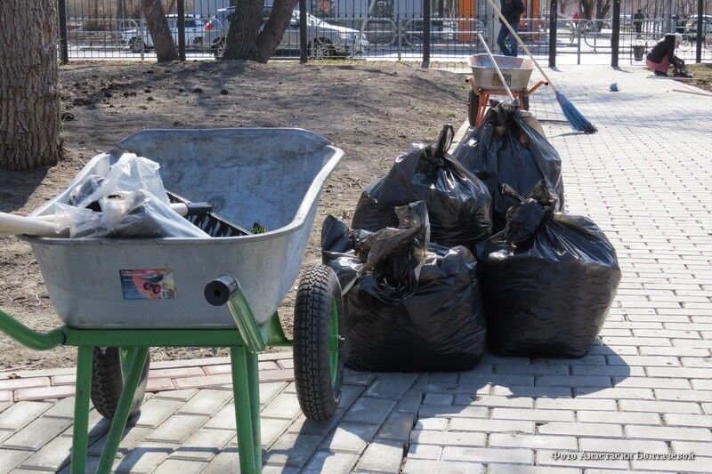 Собранный на субботниках мусор полигон примет у курганцев бесплатно