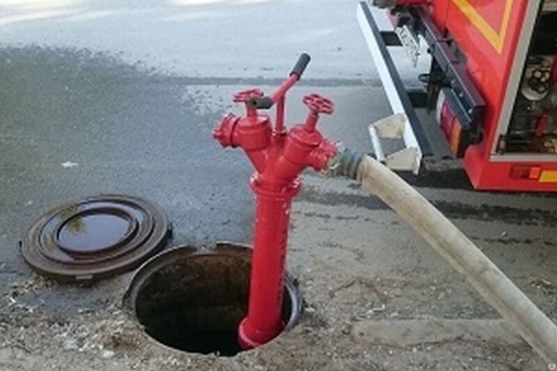 В Кургане «Водный Союз» устанавливает 75 новых пожарных гидрантов