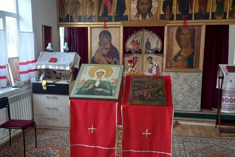 В курганском храме появилась икона с частицей мощей Матроны Московской