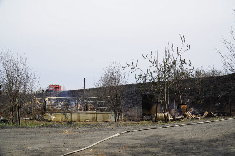 Курганские полицейские спасли от пожара полсотни служебных собак