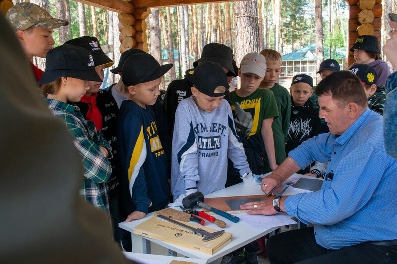 В Курганской области по загородным летним лагерям «курсирует» «Профориентационный поезд»