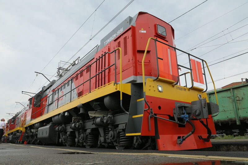 Современные маневровые локомотивы поступили в локомотивное депо Курган Южно-Уральской железной дороги