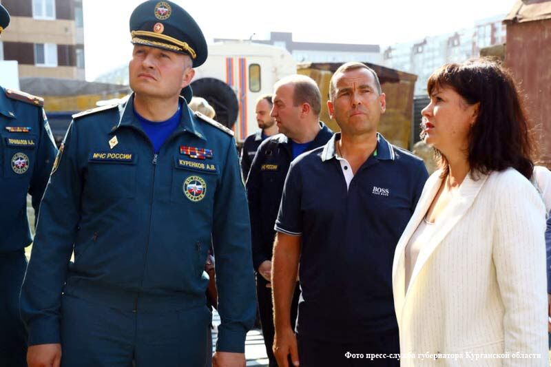 Глава МЧС поддержал достройку пожарной части в Заозёрном жилмассиве Кургана