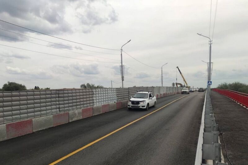 В Кургане открыли правую сторону Бурова-Петровского моста через Тобол