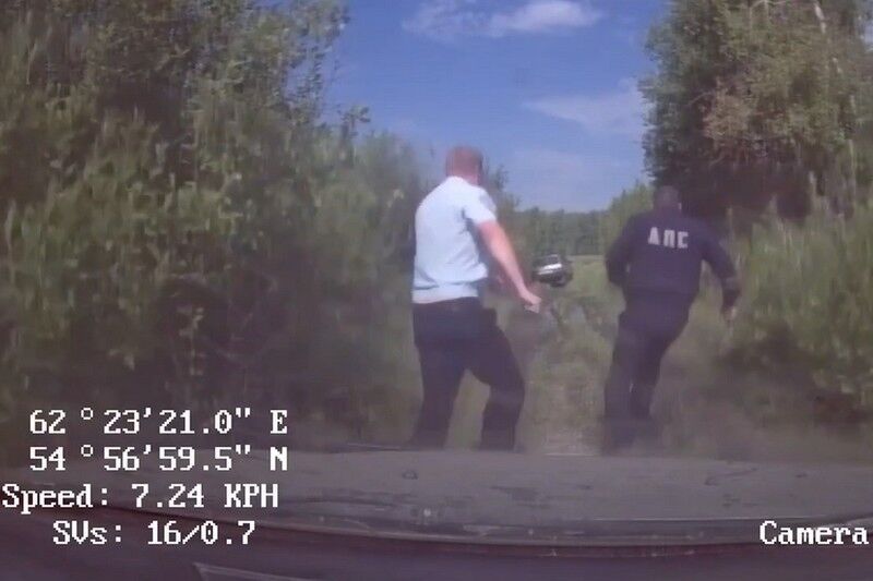 Зауралец пытался убежать от полицейских в лес после автомобильной погони
