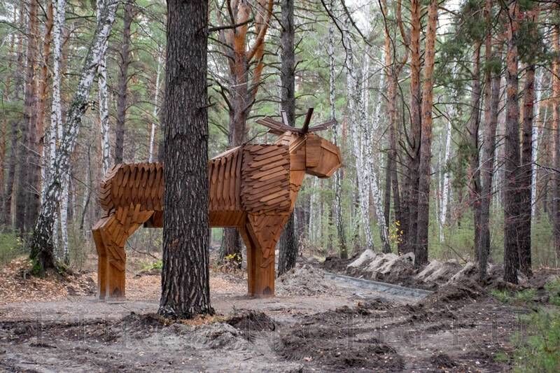 Благоустройство экопарка в курганском микрорайоне Рябково будет завершено в текущем году