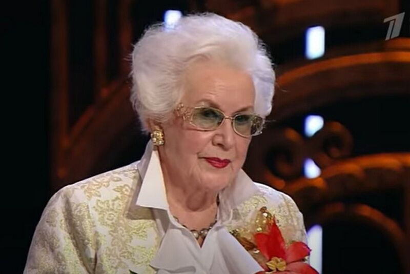 Диктору Центрального телевидения Анне Николаевне Шатиловой исполнилось 85 лет