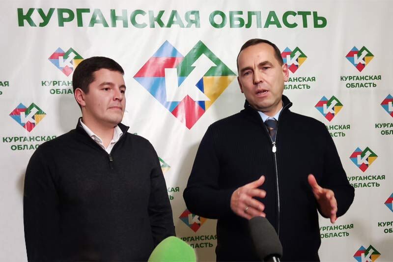 Губернаторы Курганской области и ЯНАО дали оценку сотрудничеству