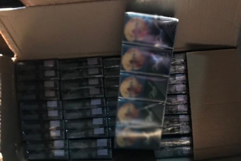 У курганца изъяли 9 тысяч немаркированных пачек сигарет