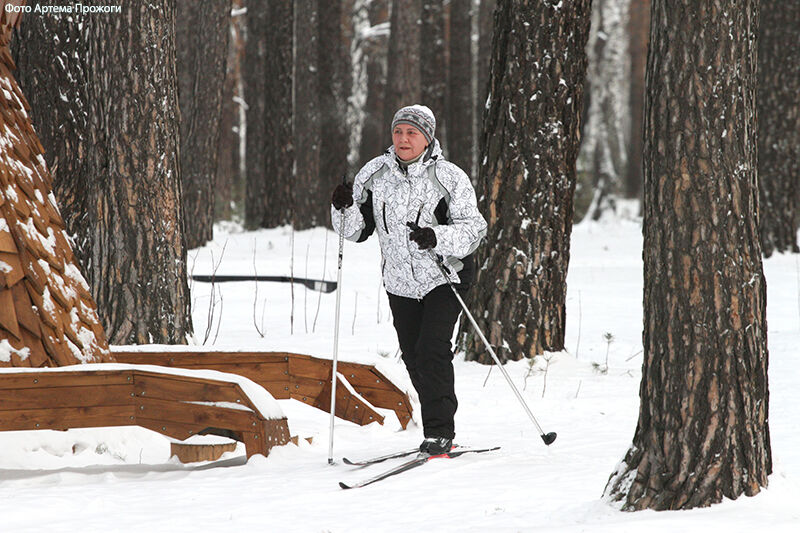 Благоустройство экотропы в Кургане находится на завершающей стадии