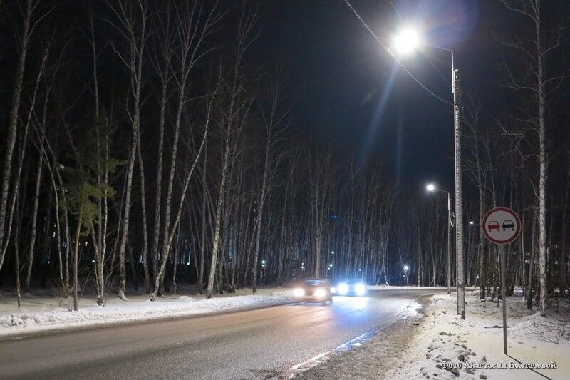 В Кургане устанавливают дополнительные линии наружного освещения