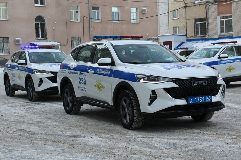 Автопарк курганской полиции пополнился новыми машинами