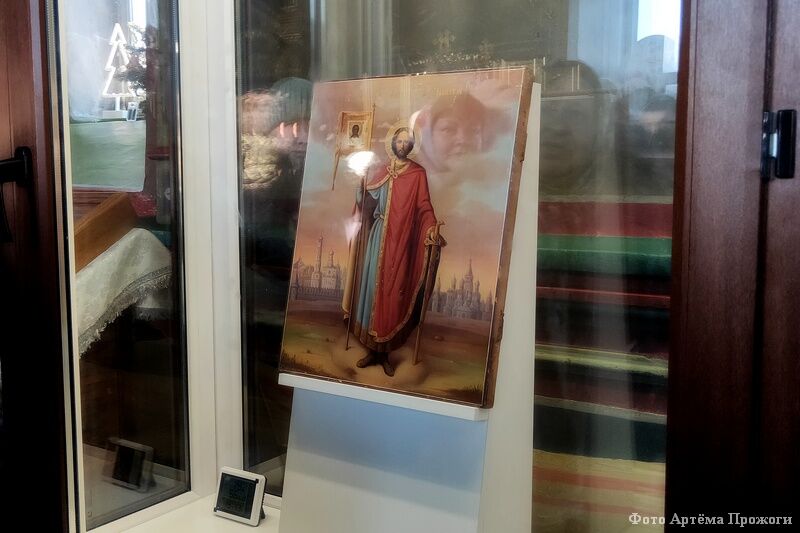 В главный курганский храм вернулась икона святого покровителя города