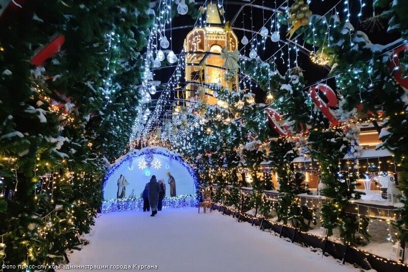 Курган украсят к новогодним праздникам к 1 декабря