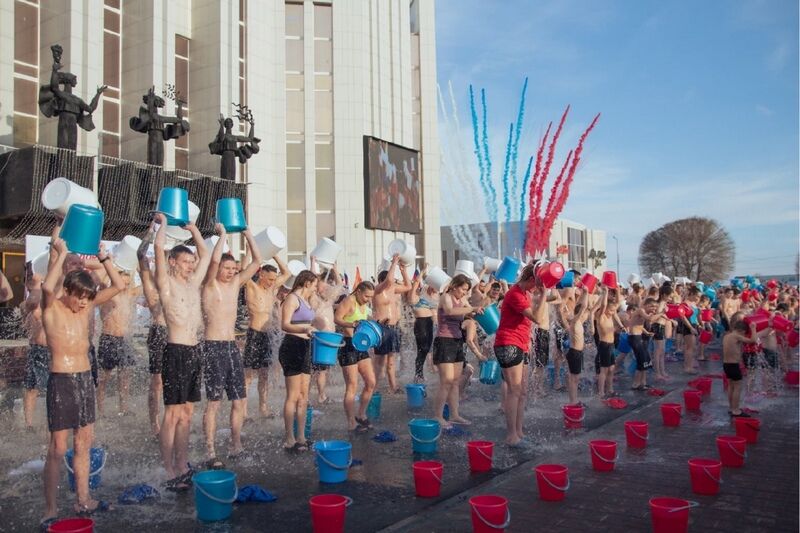 В Кургане пройдёт массовое обливание холодной водой