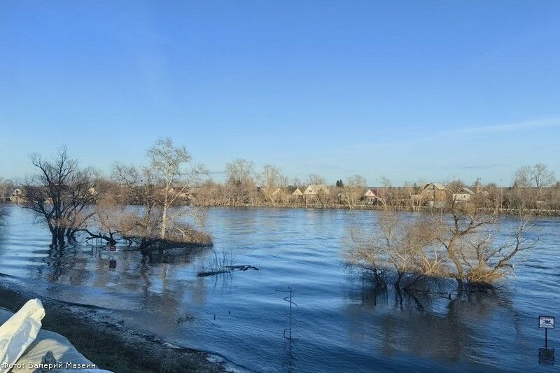 Уровень воды в Кургане приближается к 9 метрам