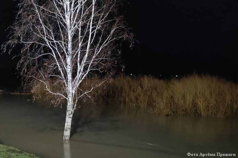 Тобол в Кургане за два часа поднялся на 1 сантиметр