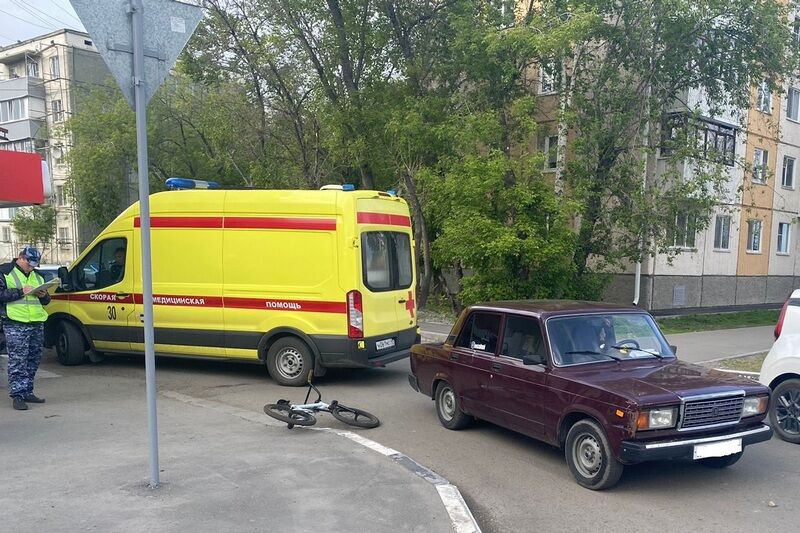 В Кургане сбили 12-летнего велосипедиста