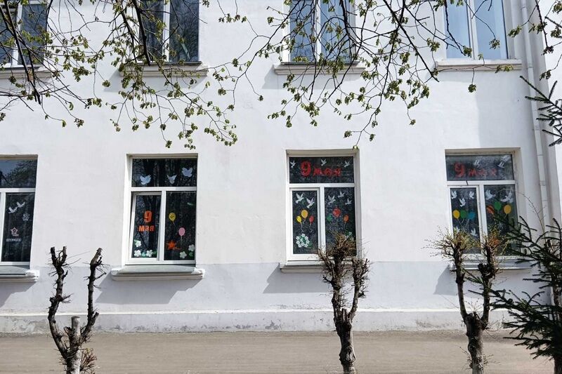 В Кургане оформляют «Окна Победы»