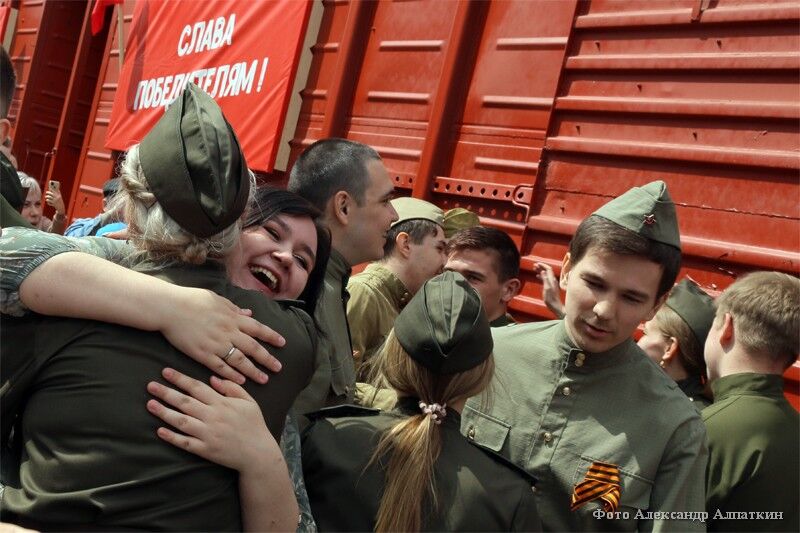 В Кургане встретили «Поезд Победы»