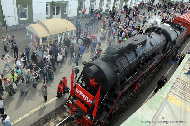 В Курган накануне 9 мая прибудет ретропоезд Победы на паровой тяге
