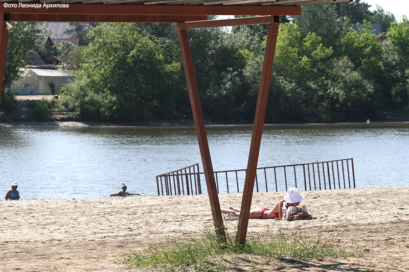 В Кургане готовят пляжи к открытию