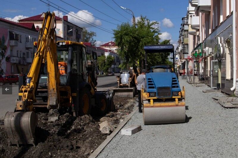 Стало известно, когда в Кургане закончится ремонт улицы Коли Мяготина