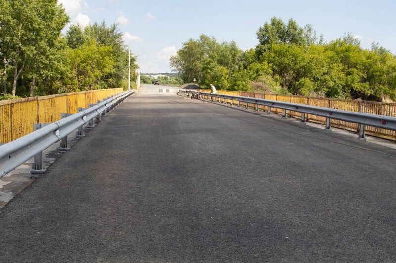 Заканчивается ремонт Мало-Чаусовского моста через Тобол в Кургане