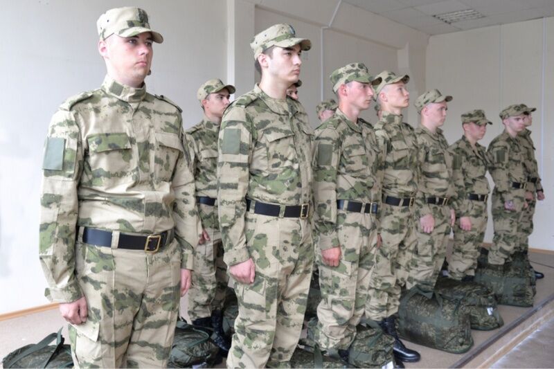 70 зауральских призывников отправились служить в подразделения Росгвардии