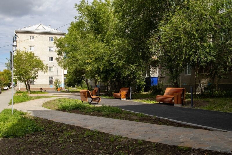 В Кургане появился новый сквер