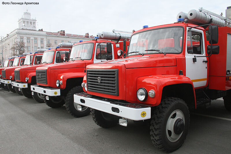 Муниципалитеты Курганской области получили 10 новых пожарных машин