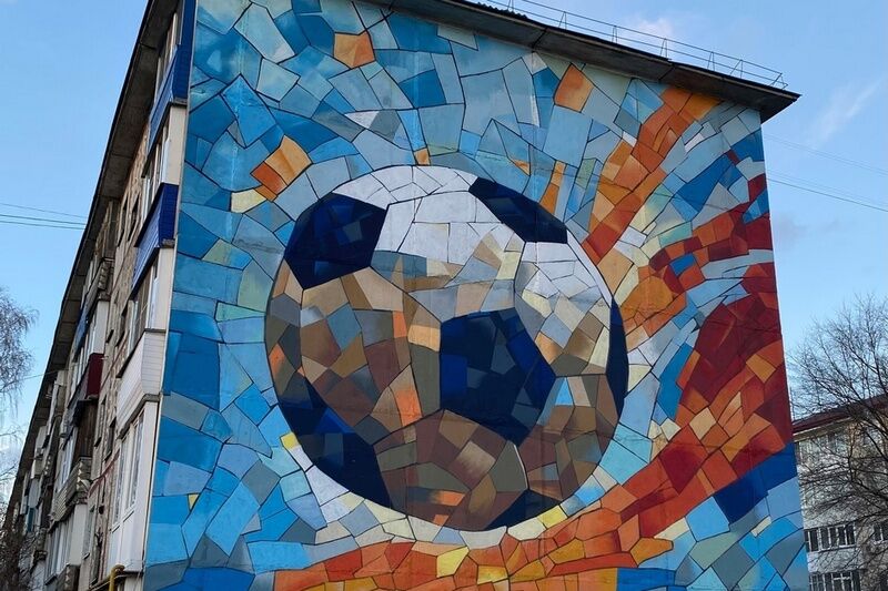 В Кургане на улице Невежина нарисовали ещё один мурал